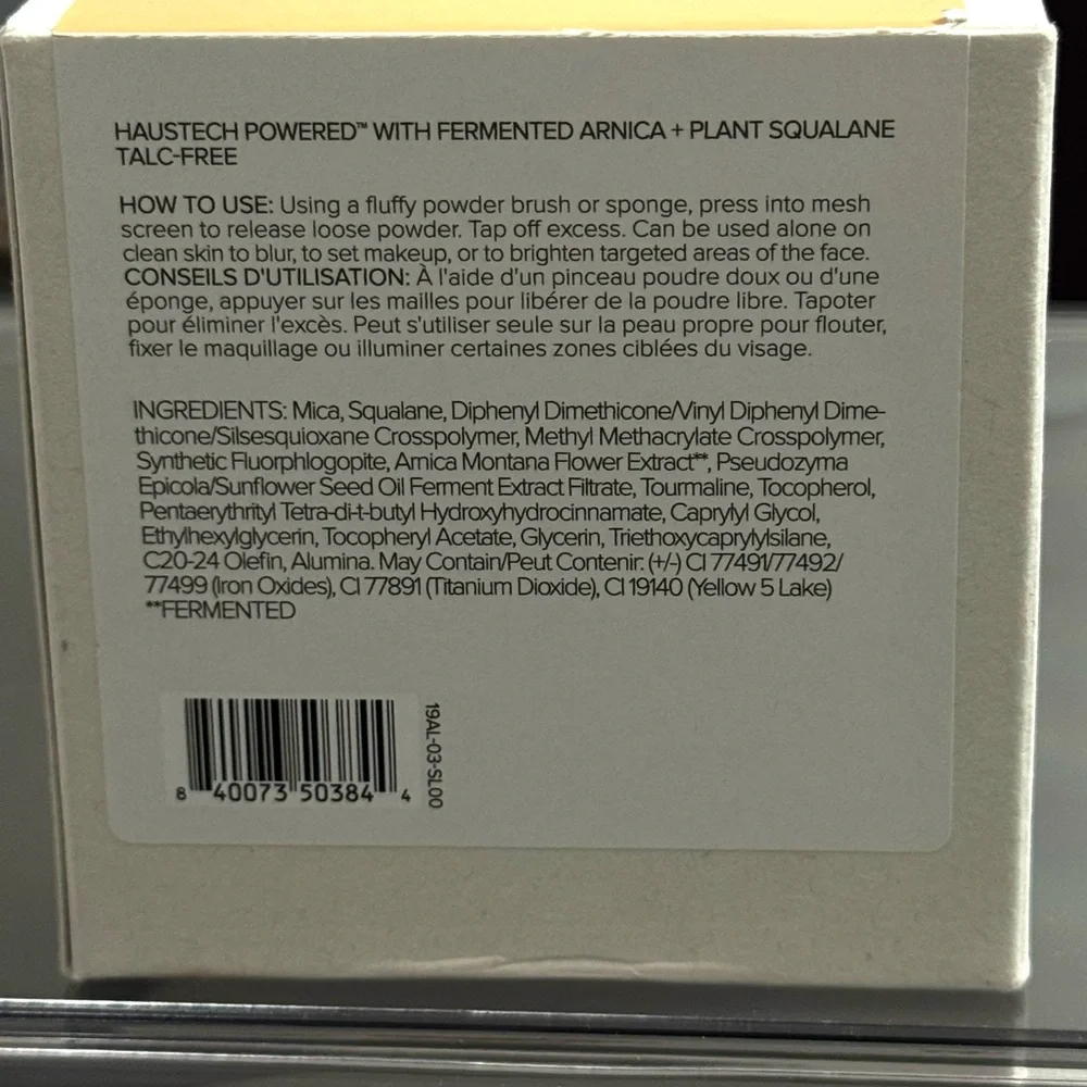 NIB Haus Labs Bio-Blurring Loose Setting Powder in shade Golden